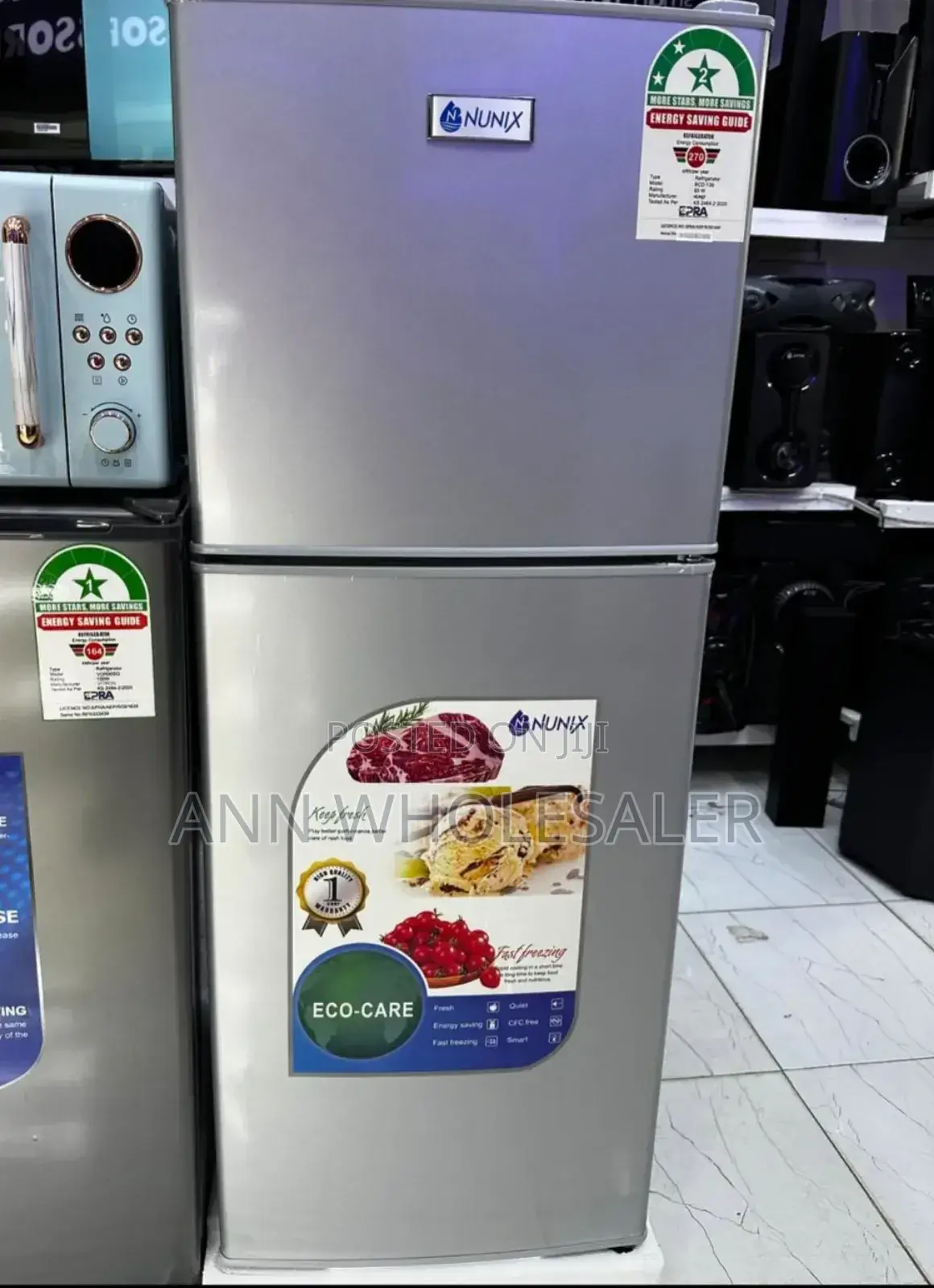 138 LITRES 2 DOOR Fridge .,