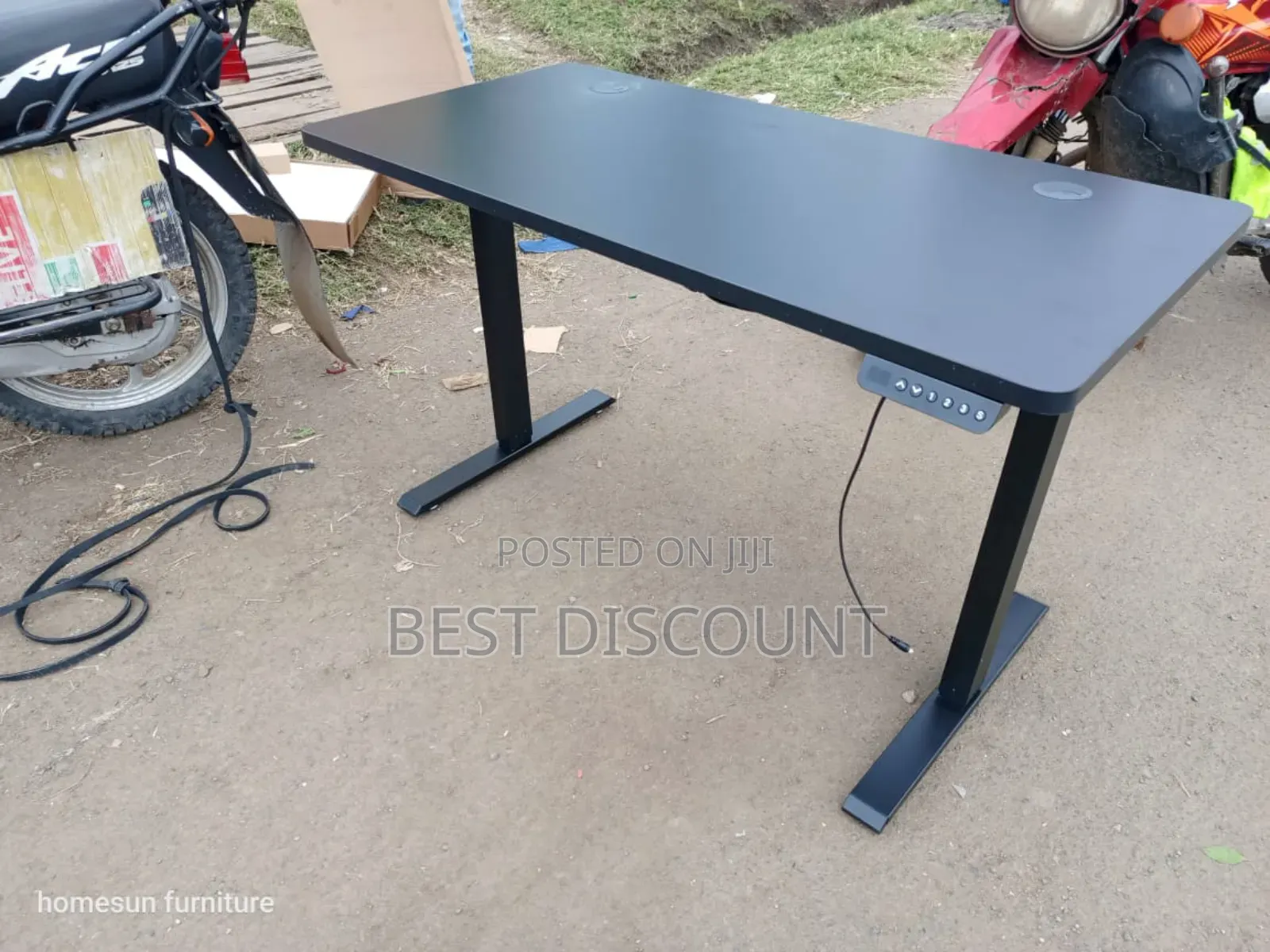 Black Electric Desk