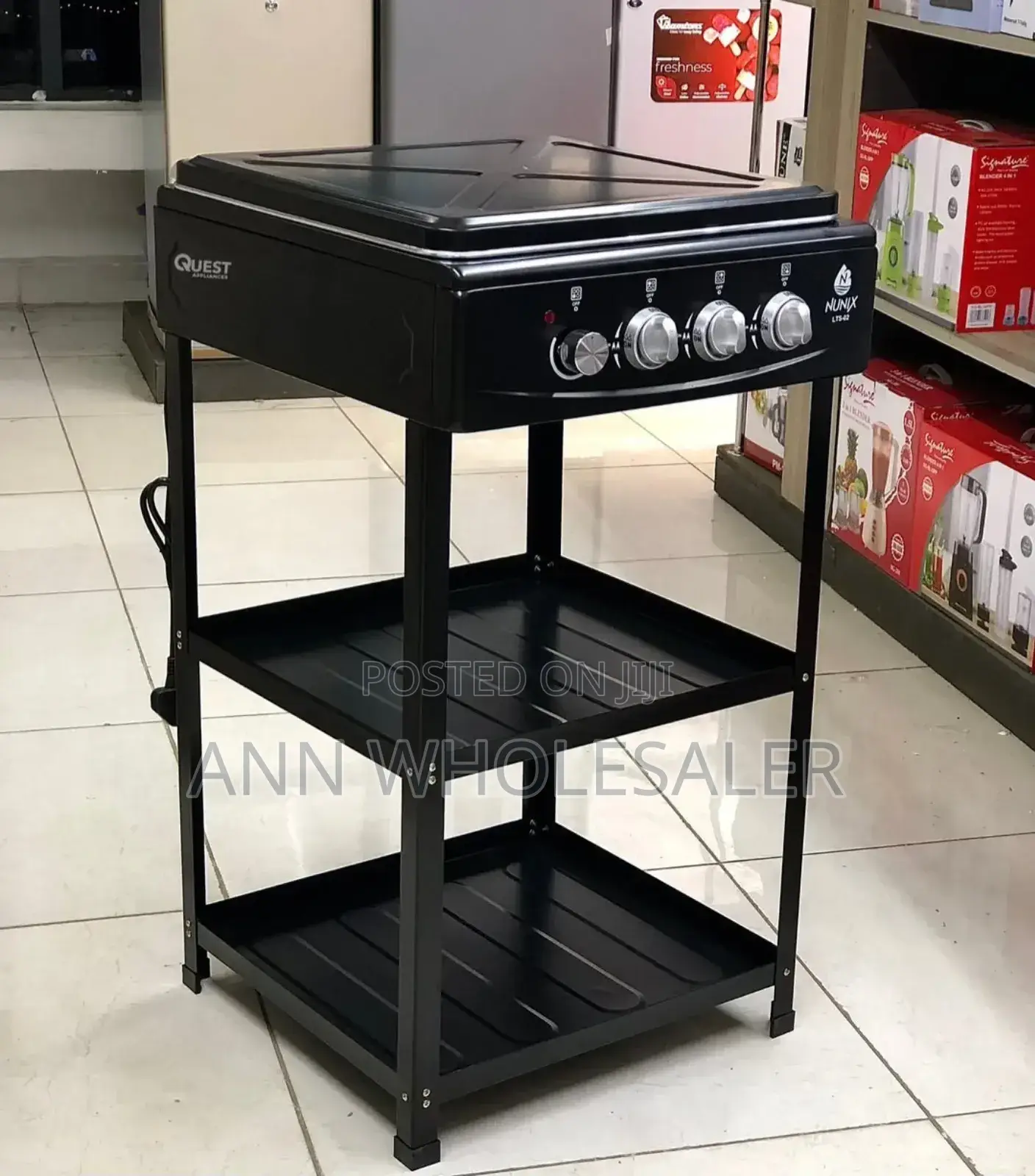Nunix Standing Cooker With Shelvess 