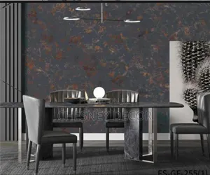 Dark Grey With Art Wallpaper