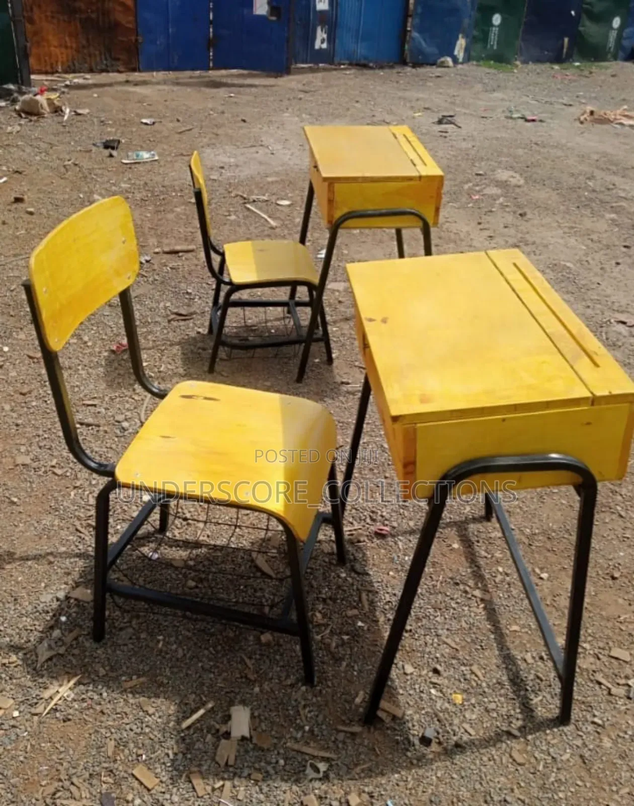 Square Highschool Locker With Seat