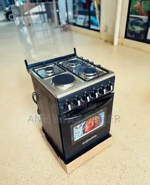 Global Free Standing Cooker With Electric Oven.