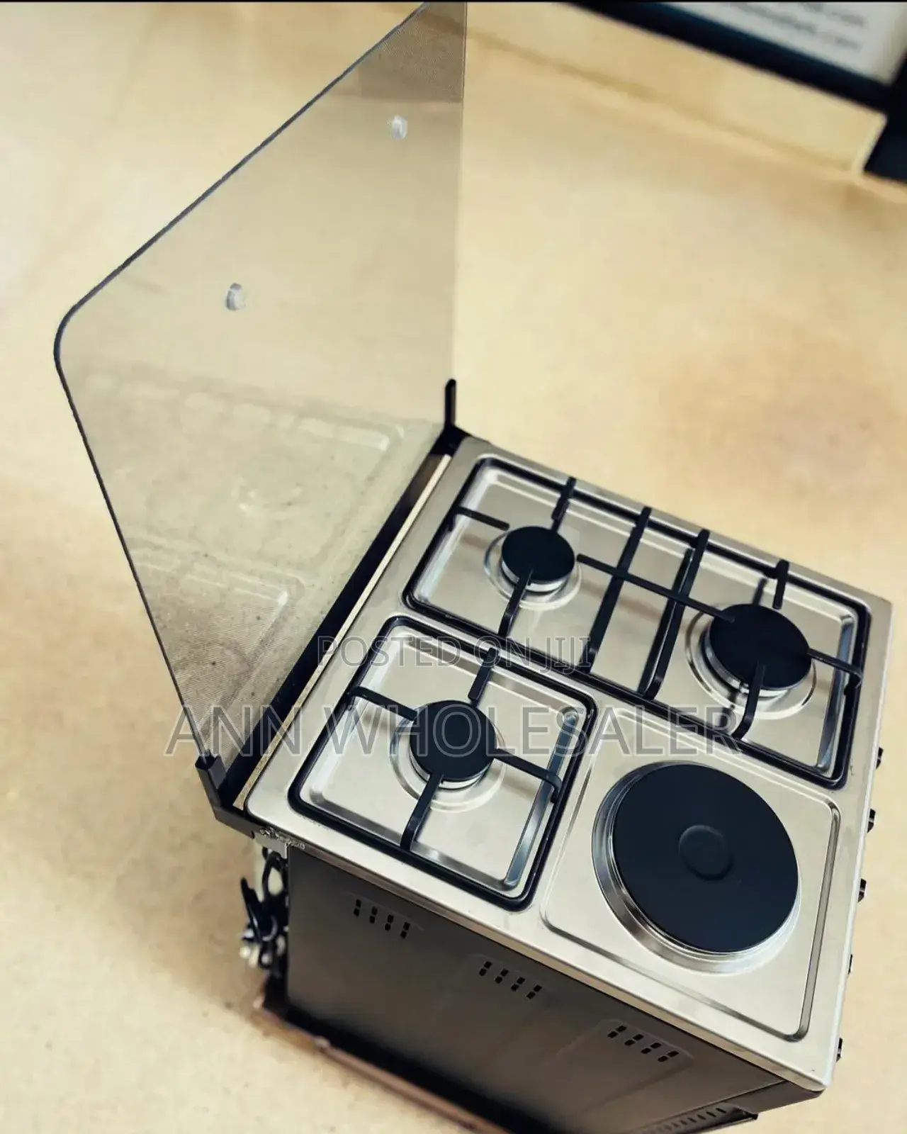3 Gas + 1 Electric Plate Atnading Cooker With Electric Oven