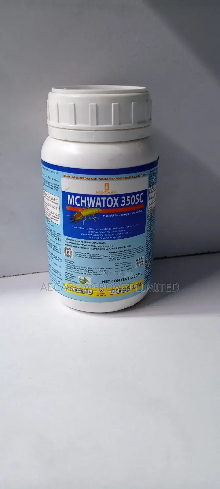 McHwatox 350sc Termicide 15ml, 50ml, 250ml and 1litre