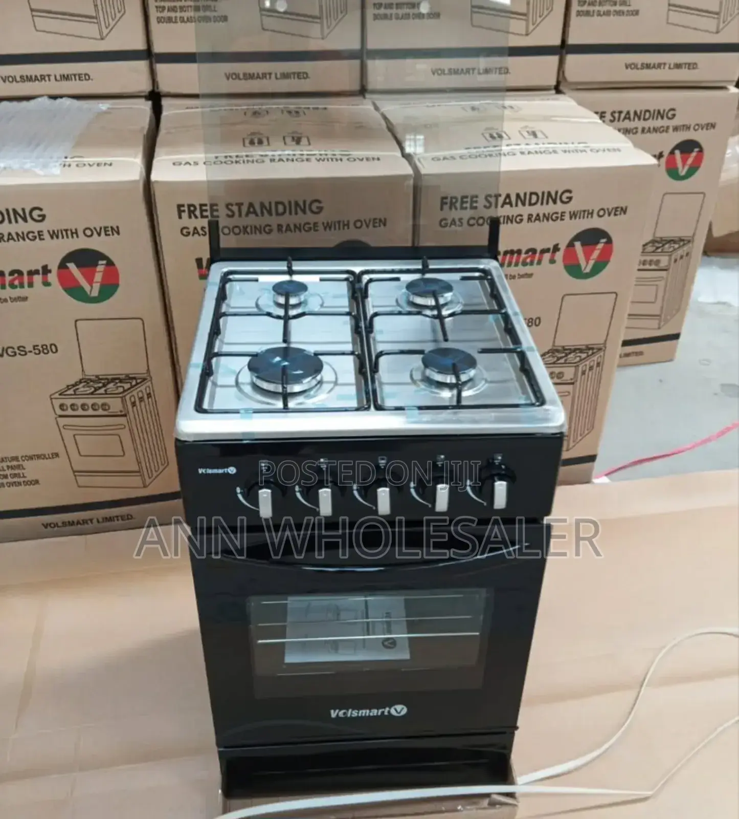 Volsmart 4 Gaa Standing Cooker With Gas Ove.N