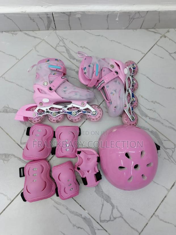Classy Pink Roller Skate Shoes Full Kit