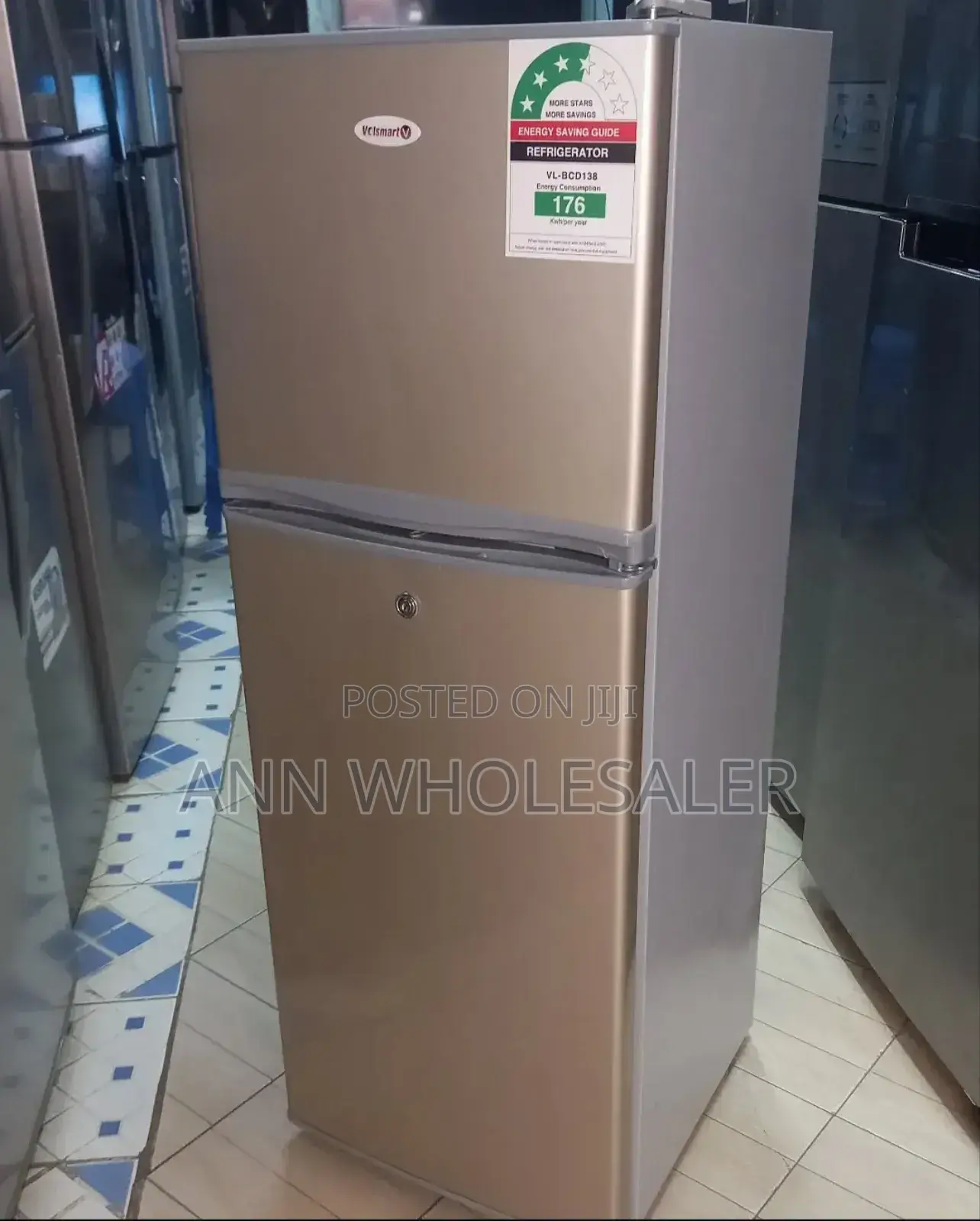 Volsmart 138 Litres Fridge.