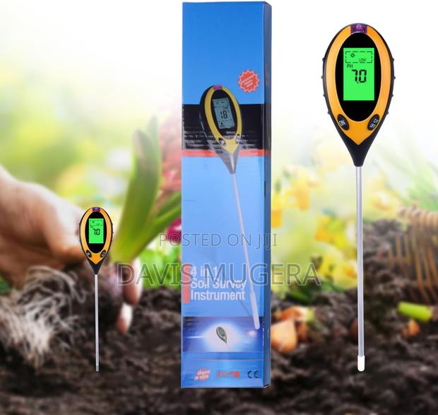 4 in 1 Soil Tester Light, PH, Temperature Humidity PH Meter - main view