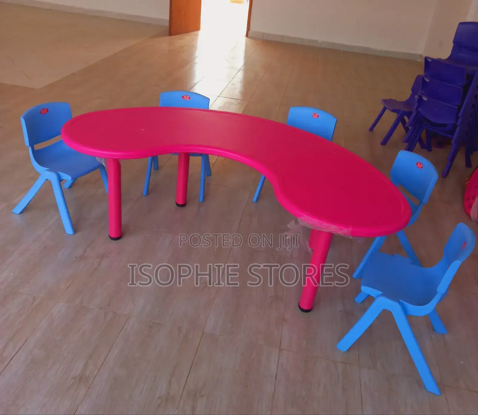 Moon Shaped Kindergarten Tables