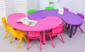 Moon Shaped Kindergarten Tables