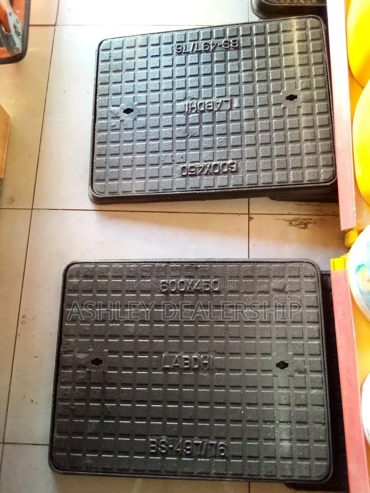 Iron Manhole Cover/Cast Iron 450×600mm