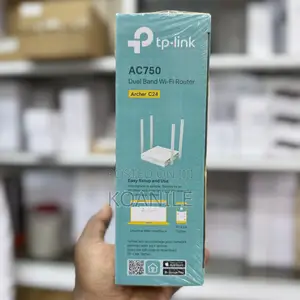 TP Link AC750 Dual Band Wi-Fi Router Archer C24