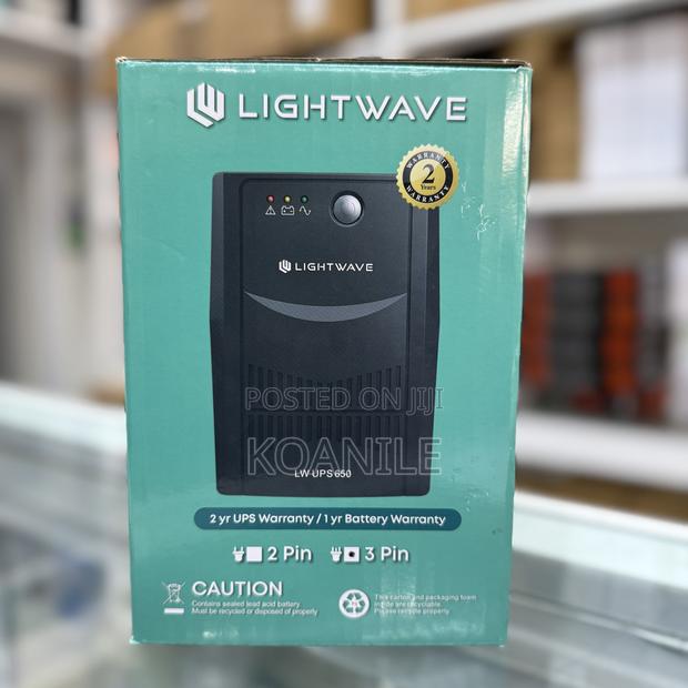Lightwave UPS Battery Backup 650va - thumbnail 3