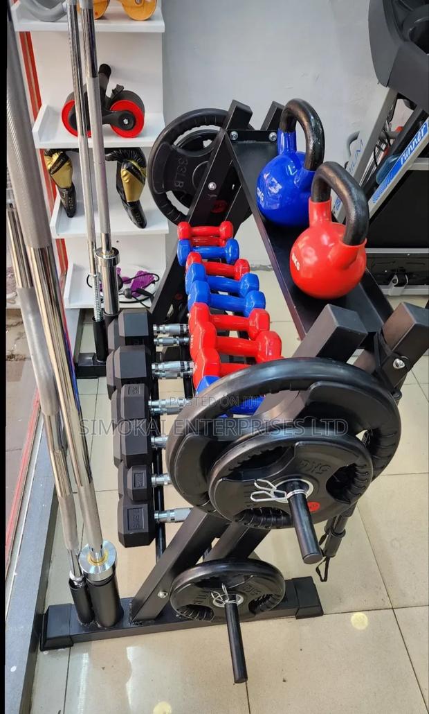 Dumbells Rack & Barbell Stand