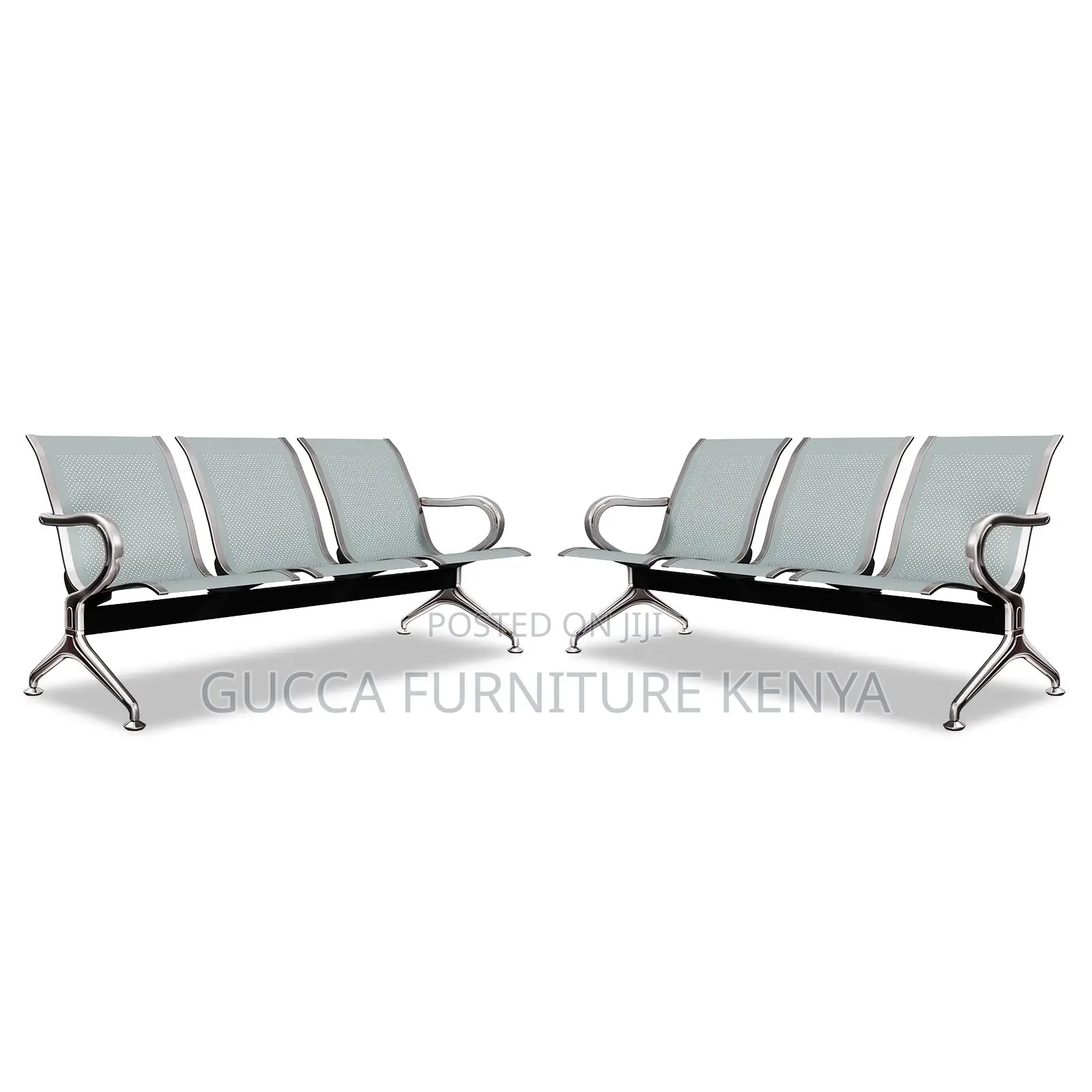 Benches:3-Link Airport Reception Guest Waiting Bench