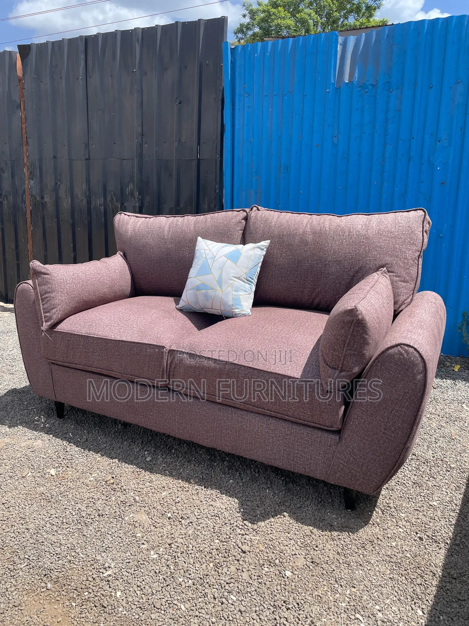 Classy Brown 3 Seater Sofa
