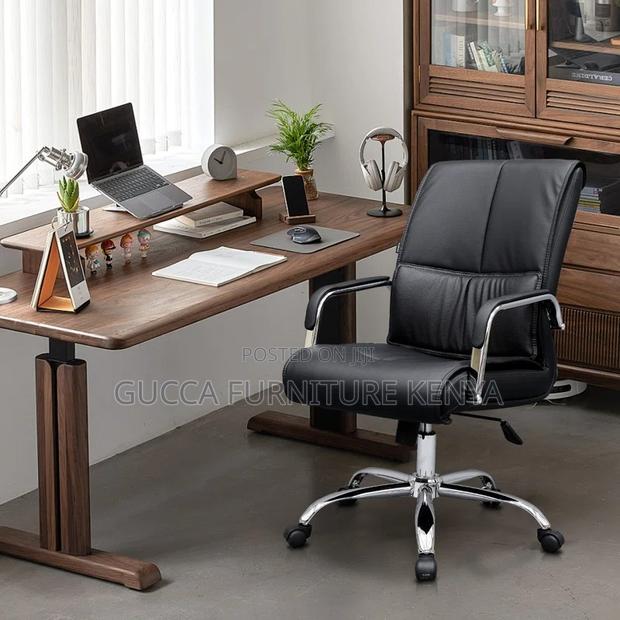 Office Chairs:Premium Leather Comfort Executive Office Chair - thumbnail 6