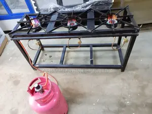 Commercial Three Burner Cooker