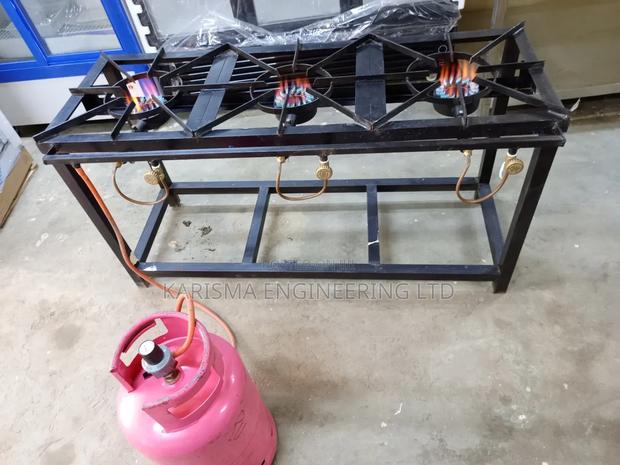 Commercial Three Burner Cooker - main view