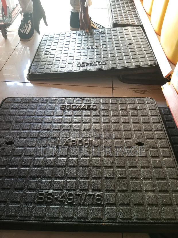 Heavy Duty Cast Iron Manhole Cover(450*600) - main view