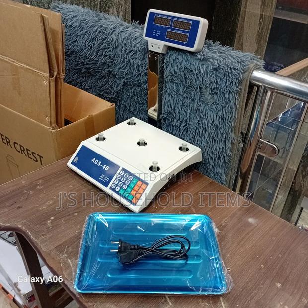 Butcher Modern Weighing Pricing Scale - main view