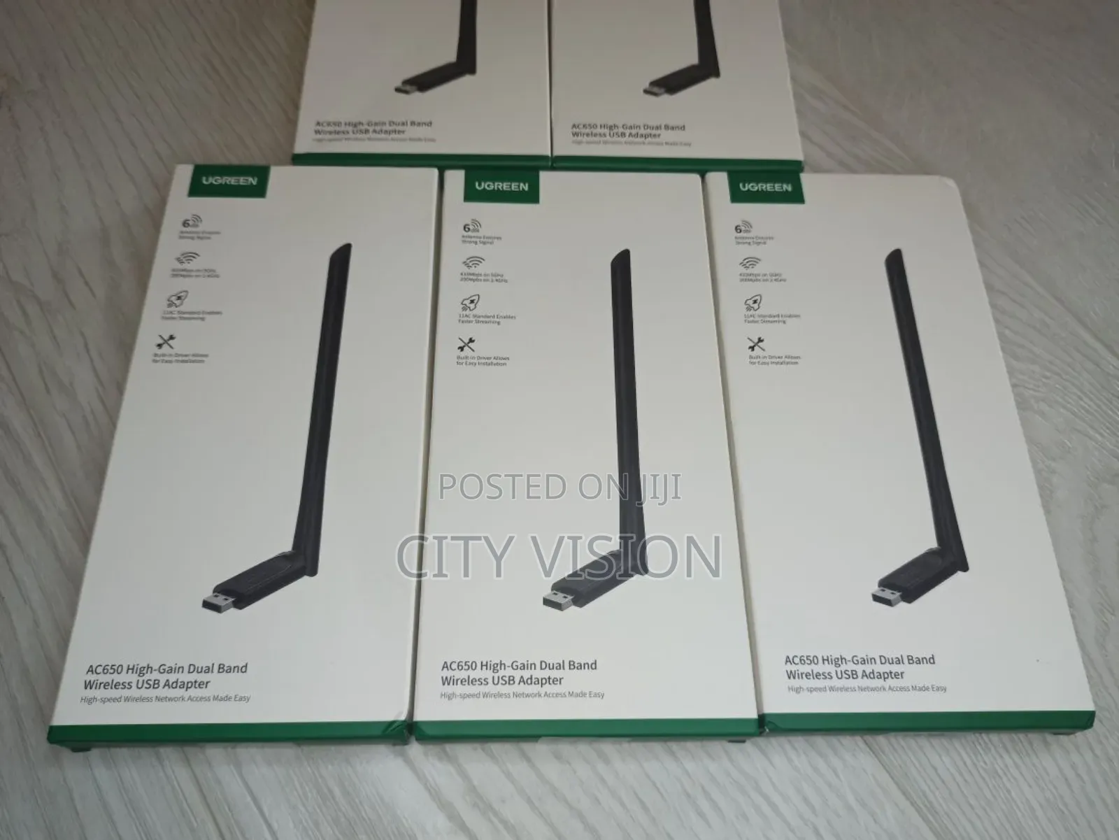 USB Wireless Adapter Ugreen High Gain Dualband Adapter AC650