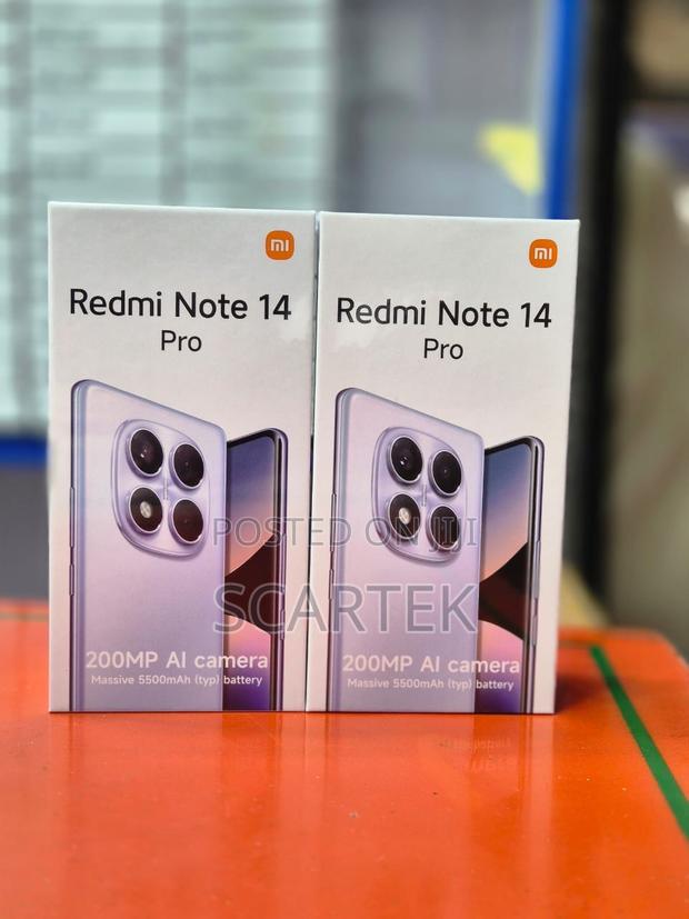 New Xiaomi Redmi Note 14 Pro 256 GB Black - main view