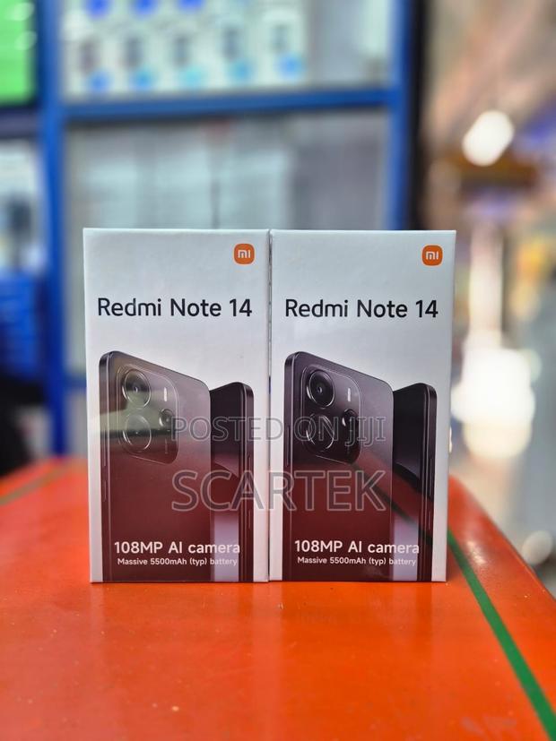 New Xiaomi Redmi Note 14 Triple 50 MP / 8 MP / 2 MP Black - thumbnail 3