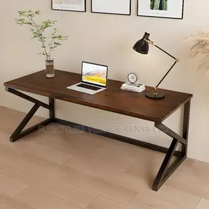 Home Study Desks; 120cm Executive Computer Table (Brown)