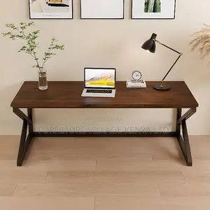 Home Study Desks; 120cm Executive Computer Table (Brown)