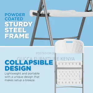 Office Chairs: Wedding Comfy Ergonomic Plastic Folding Chair
