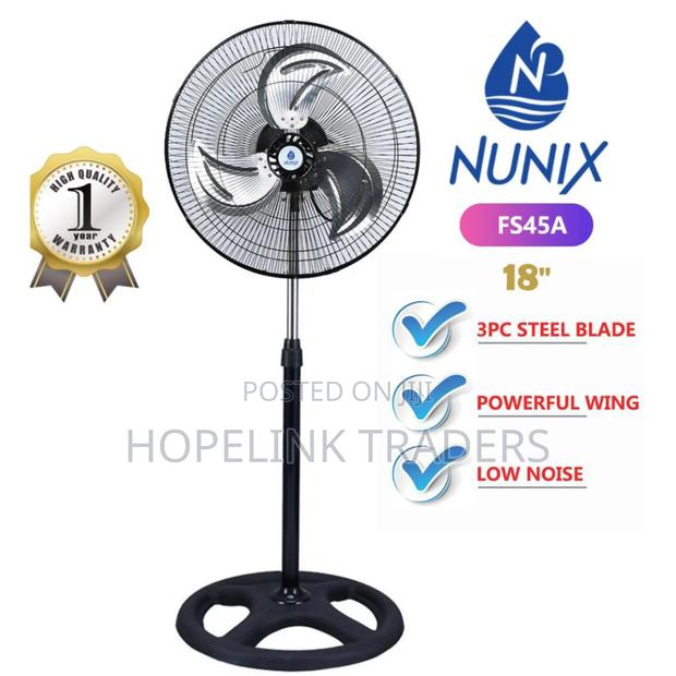 Free Standing Fan Steel Blade 18"