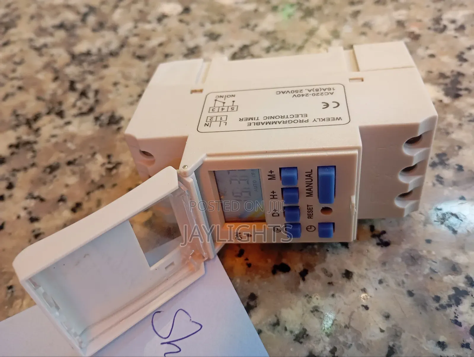 16A Digital Timer Switch Relay LCD Display Control Switches