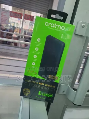 Oraimo *Toast 15 Flash * 15w Powerbank