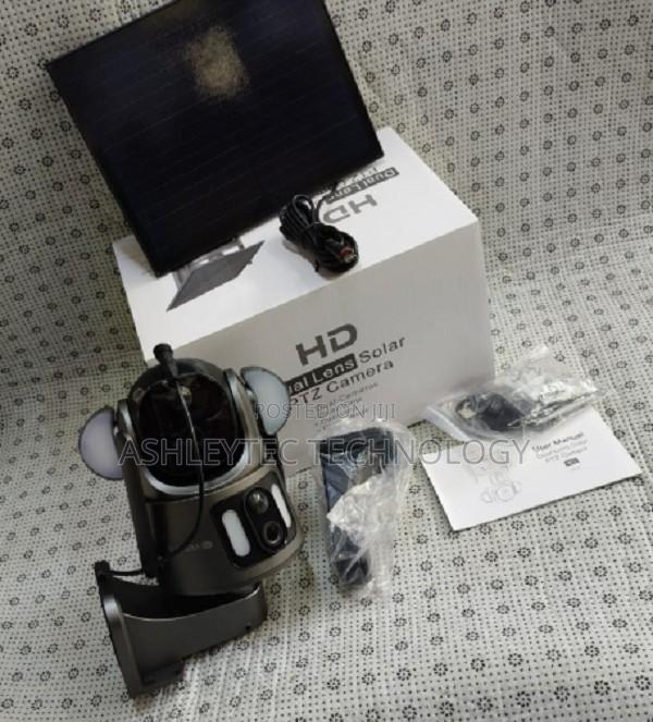 4MP Dual Screen 4G Sim Card Ubox Solar PTZ Camera