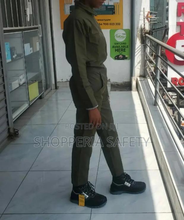 Jungle Green Kids Overalls - thumbnail 2