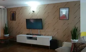 Luxurious Wallpaper With Gold Running Waves