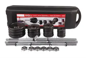 50 Kg Dumbells Set Adjustable