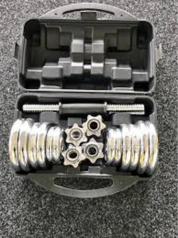 30 Kg Chrome Dumbells - main view