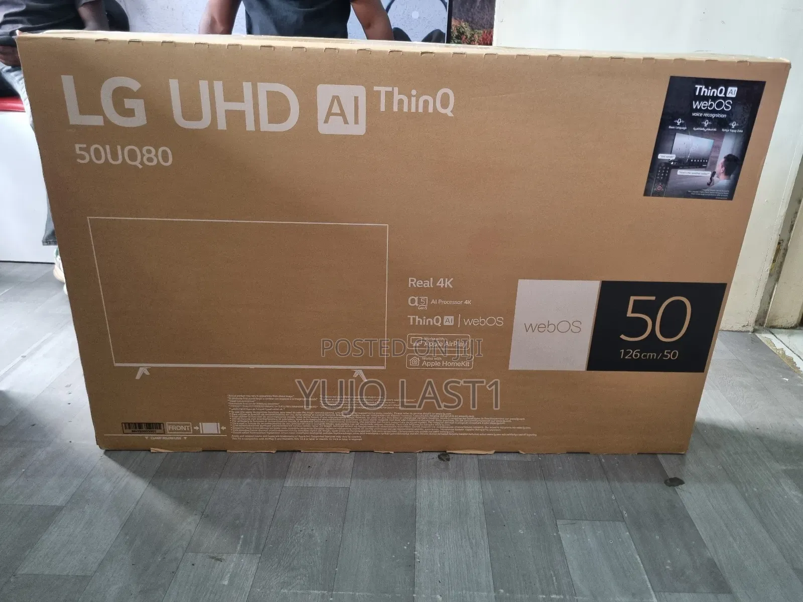 50 Inch Lg Uhd Ai Ua85 Smart Tv Ai Magic Remote Hdr10 Webos25 2025