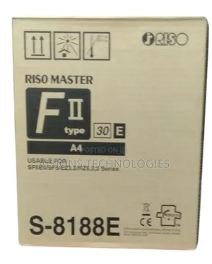 Riso A4 Size Master(F2 Type) - S8188e