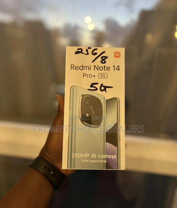 New Xiaomi Redmi Note 14 Pro+ 256 GB Black - main view