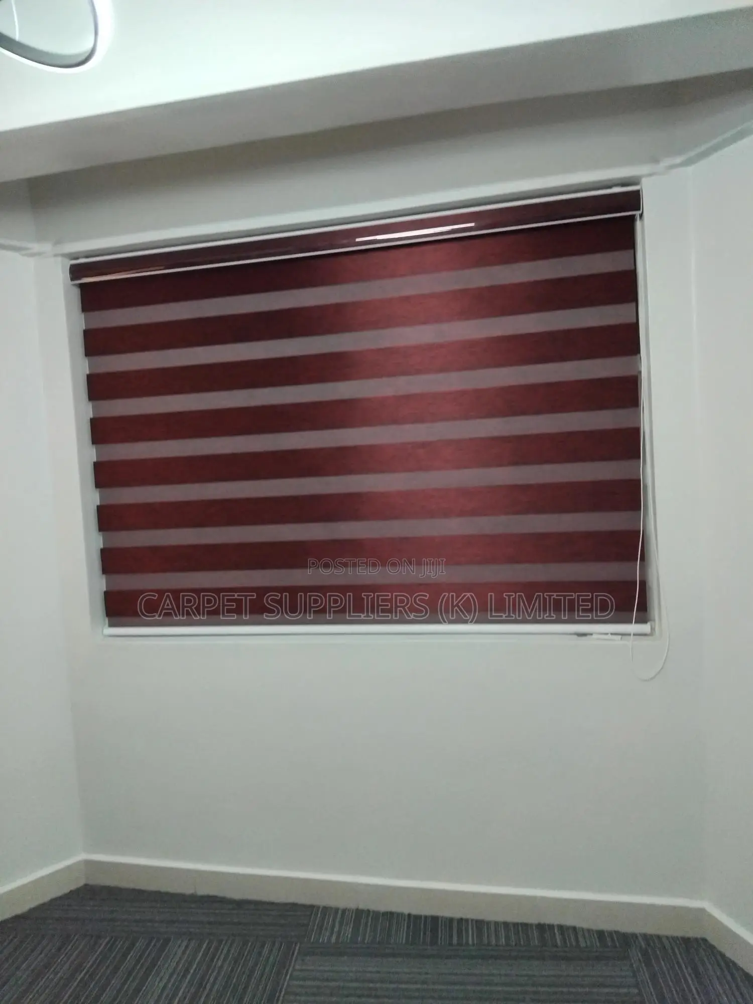 Vertical Blinds (Maroon)