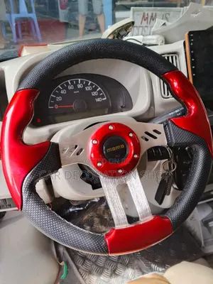 Toyota Car Installed With Red or Blue Momo Steering Wheel