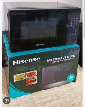 Silver Hisense Microwave