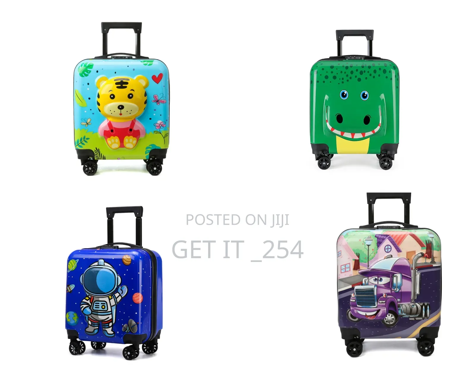 Cartoon Themed Kids Trolley Bags*