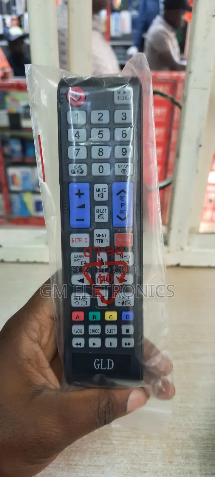 GLD Replacement Remote for GLD Smart TVS-Free AAA Batteries