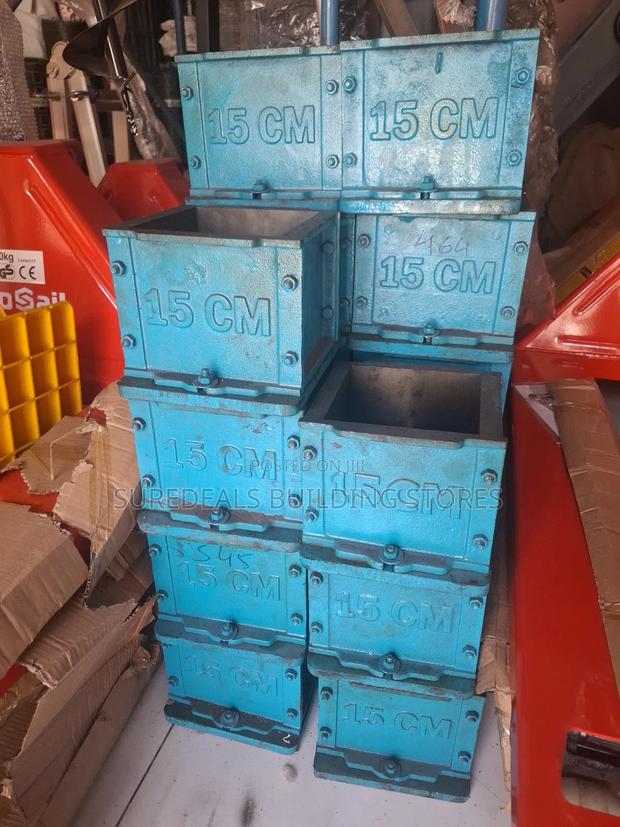 Concrete Testing Cube Moulds-Cast Iron Concrete Test Mould - main view