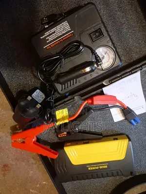 Car Jump Starter Portable Power Bank With Air Compressor