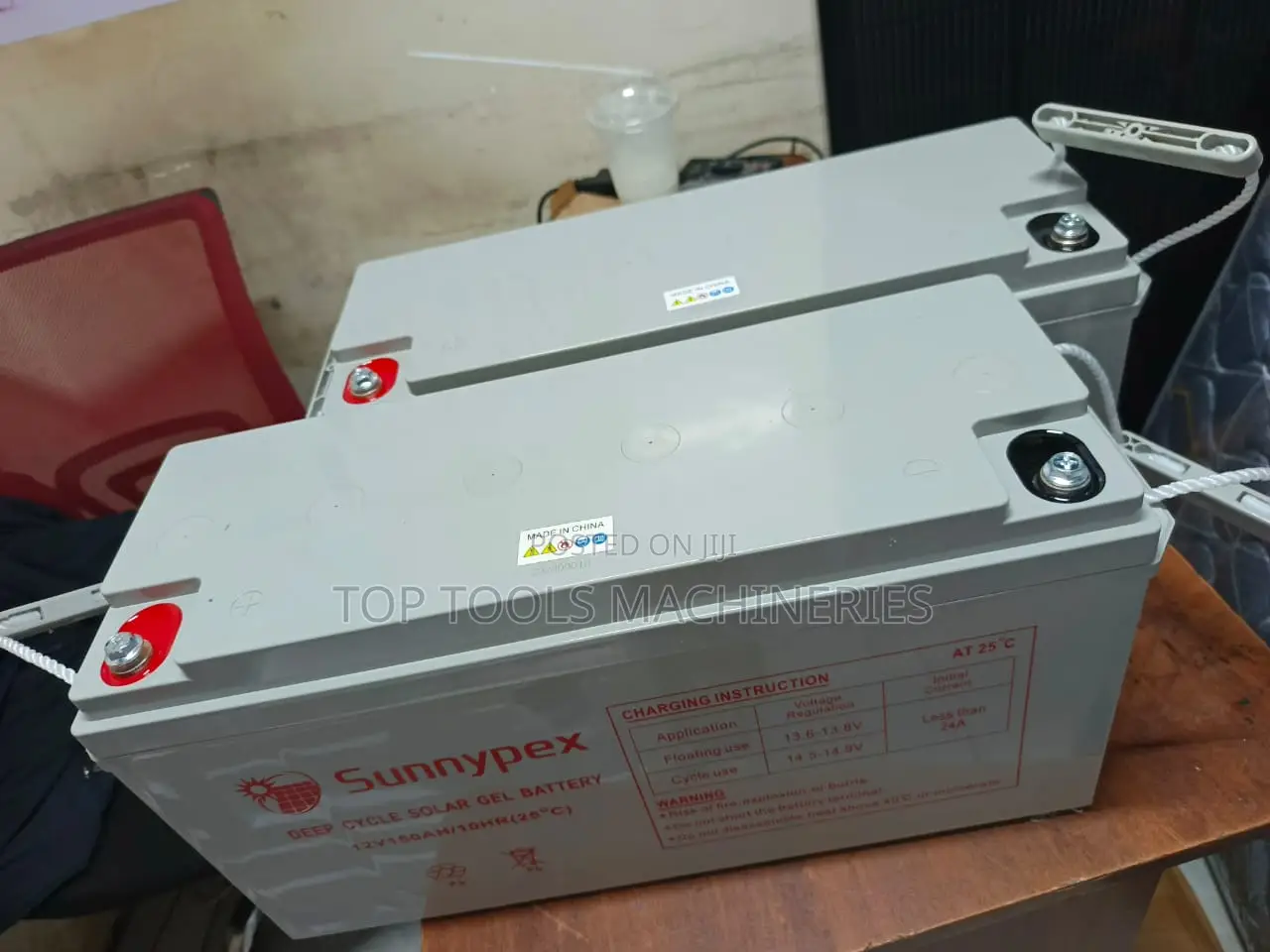 Original Sunnypex 150ah 12V Gel Battery